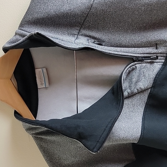 Columbia Women's Lodge Hybrid Pullover color black gray size XL - Picture 13 of 14